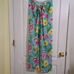 Victoria Secret Sheer Beach Swim Cover Up Pants sz Medium
